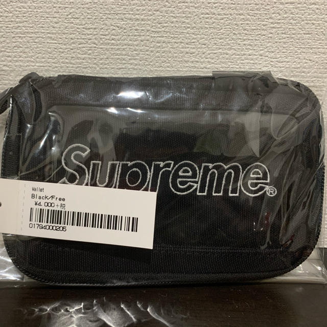 Supreme(シュプリーム)のsupreme  small zip pouch wallet  BLACK ハンドメイドのファッション小物(ポーチ)の商品写真