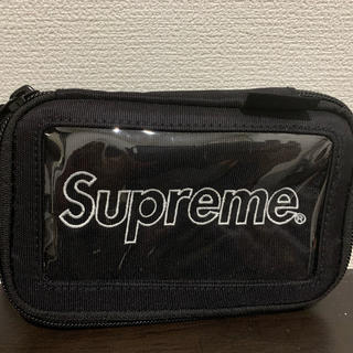 シュプリーム(Supreme)のsupreme  small zip pouch wallet  BLACK(ポーチ)