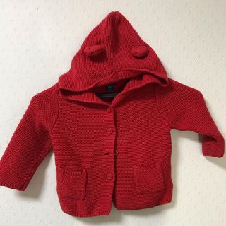 ベビーギャップ(babyGAP)のベビーギャップ くま耳 ニットカーディガン ☆(カーディガン)