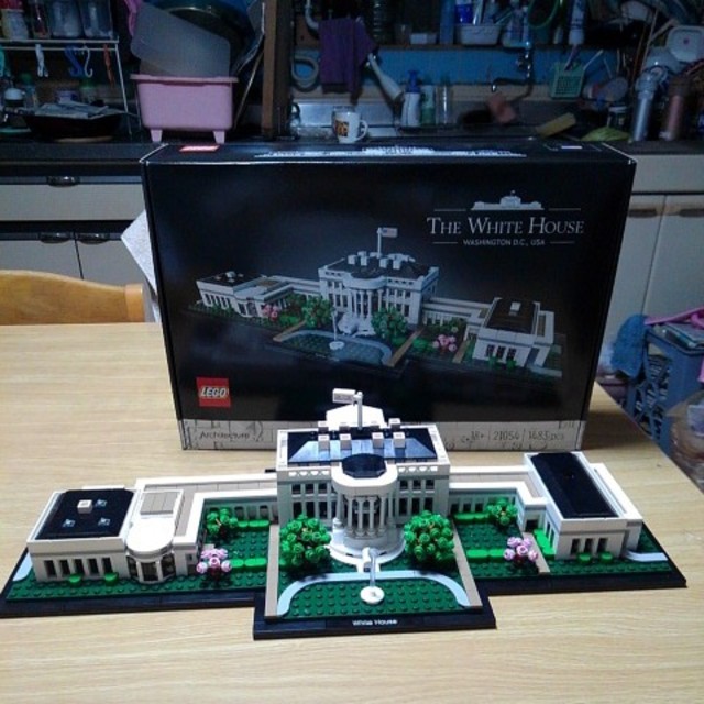 Lego - LEGO21054アーキテクチャー ホワイトハウス1度組み立て新品