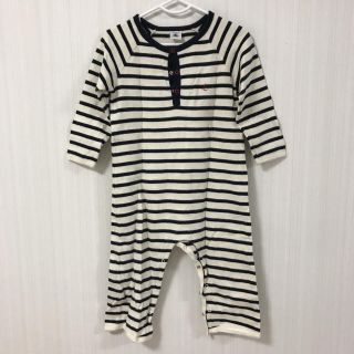 プチバトー(PETIT BATEAU)のプチバトー　ロンパース　90(その他)