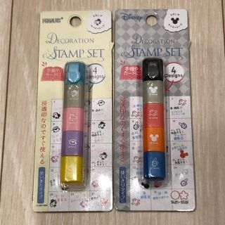 ディズニー(Disney)のTAKUMI様専用 新品 デコレーションスタンプセット  2個セット(はんこ)