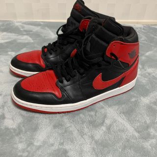 ナイキ(NIKE)のnike air jordan 1 high bred 2001 29.5cm(スニーカー)