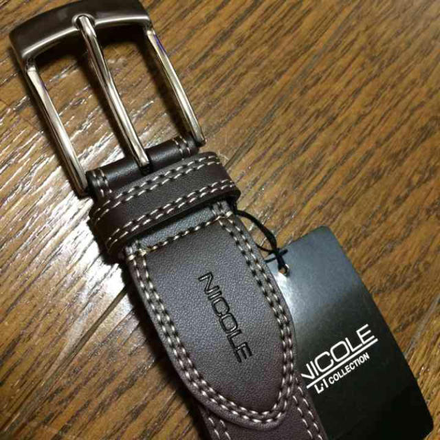 NICOLE - 新品✨ニコル 牛革 ベルト 正規品の通販 by J shop NICOLE - 新品✨ニコル 牛革 ベルト 正規品の通販 by J shop