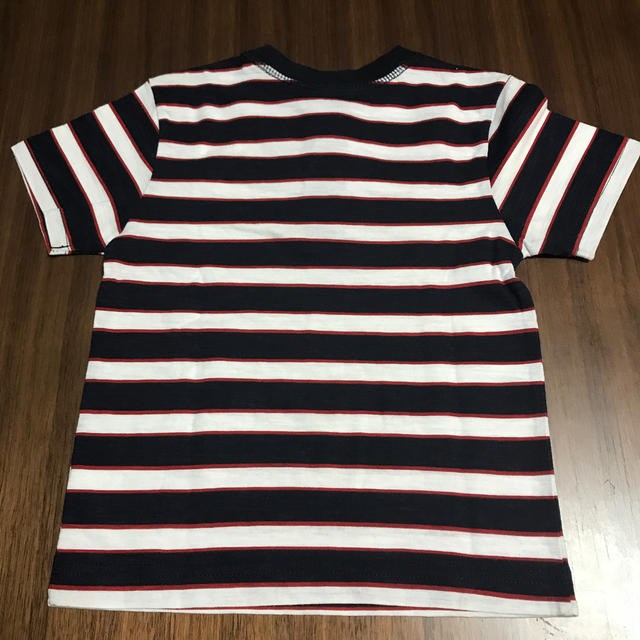 TOMMY HILFIGER(トミーヒルフィガー)のトミーヒルフィガー　キッズ新品Tシャツ　ネイビー×ホワイト キッズ/ベビー/マタニティのキッズ服男の子用(90cm~)(Tシャツ/カットソー)の商品写真