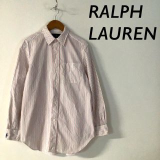 ラルフローレン(Ralph Lauren)のRALPH LAUREN ストライプ シャツ 袖 ワンポイント 刺繍(シャツ/ブラウス(長袖/七分))