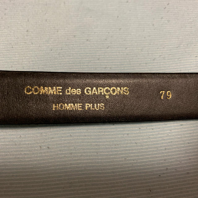 COMME des GARCONS HOMME PLUS(コムデギャルソンオムプリュス)のCOMME des GARÇONS HOMME PLUS レザーベルト メンズのファッション小物(ベルト)の商品写真