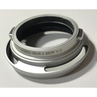 ライカ(LEICA)のライカ　ズミクロン35mm用　分割式レンズフード　12504のコピー★シルバー(レンズ(単焦点))