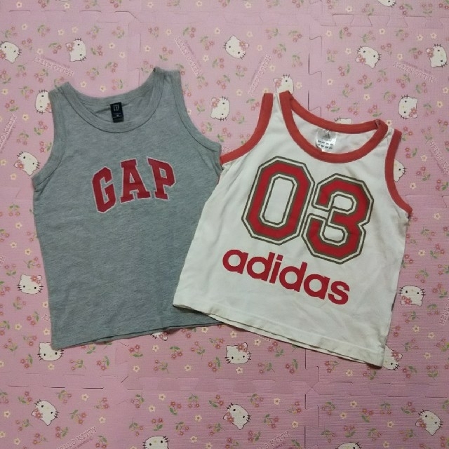 GAP(ギャップ)のGAP adidas タンクトップ キッズ/ベビー/マタニティのキッズ服男の子用(90cm~)(Tシャツ/カットソー)の商品写真