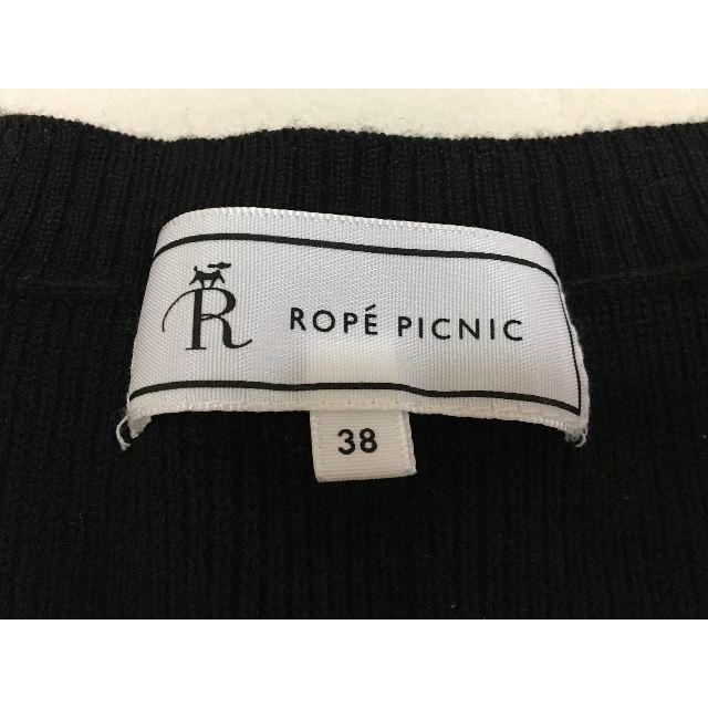 Rope' Picnic(ロペピクニック)のT250新品♪ロペピクニック♪ノースリーブニットトップス黒38 レディースのトップス(ニット/セーター)の商品写真