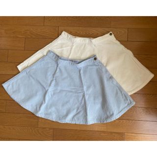 アメリカンアパレル(American Apparel)のAmerican Apparel スカート ２枚セット(ミニスカート)