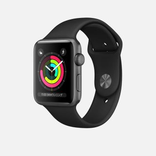 アップル(Apple)のApple Watch series3 38mm GPS新品未開封(腕時計(デジタル))