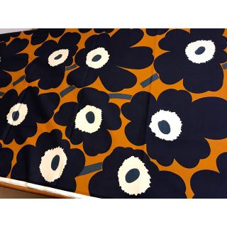 marimekko - ＊激レア マリメッコ ウニッコ ブラウン×ネイビー 生地 ...