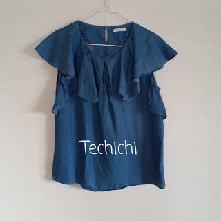 テチチ(Techichi)のTechichi☆デニムチュニック(Tシャツ(半袖/袖なし))