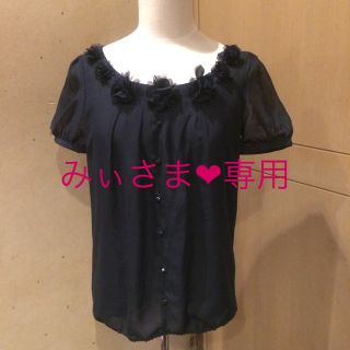 アプワイザーリッシェ(Apuweiser-riche)のアプ💗シフォンブラウス(ミニスカート)