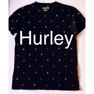 ハーレー(Hurley)の【美品】Hurley ロゴマーク刺繍 Ｔシャツ ブラック(Tシャツ/カットソー(半袖/袖なし))