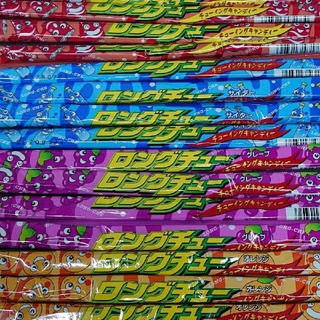 32本セット ロングチュー コーラ サイダー グレープ オレンジ 駄菓子(菓子/デザート)