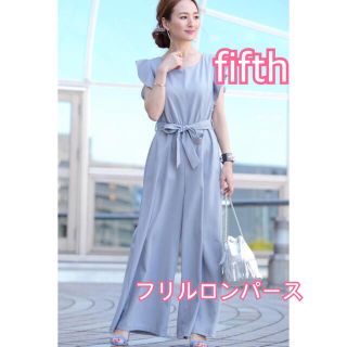 フィフス(fifth)の【新品タグ付き】fifth♡フリルロンパース(オールインワン)