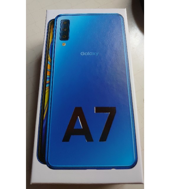 SAMSUNG(サムスン)のgalaxy A7 新品未使用 スマホ/家電/カメラのスマートフォン/携帯電話(スマートフォン本体)の商品写真