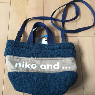 ニコアンド(niko and...)のniko and … オリジナルボアロゴトート(トートバッグ)