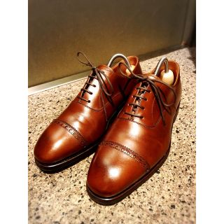 オールデン(Alden)のCARMINA カルミナ ストレートチップ ブラウン 6表記 24.5㎝ 極上品(ドレス/ビジネス)