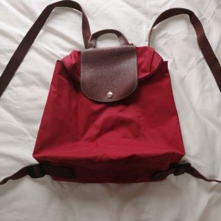 ロンシャン(LONGCHAMP)のMii様専用❢ロンシャンリュック赤(リュック/バックパック)