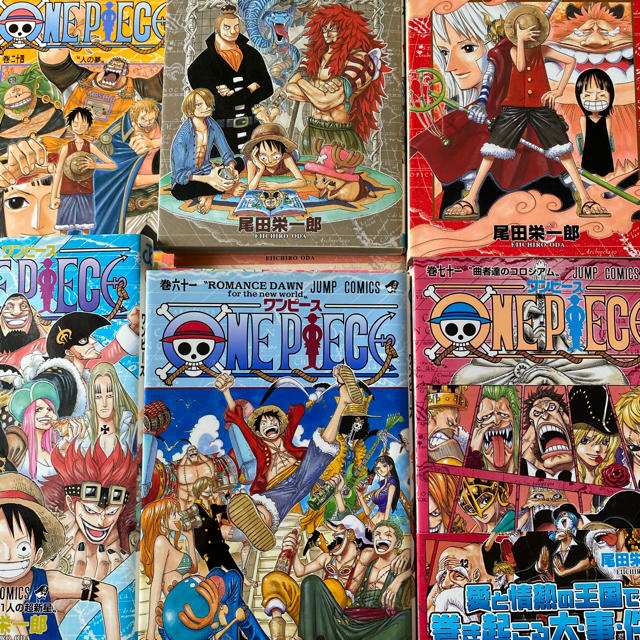 ONE PIECE 第24巻〜83巻　BLUE RED YELLOW 零巻セット