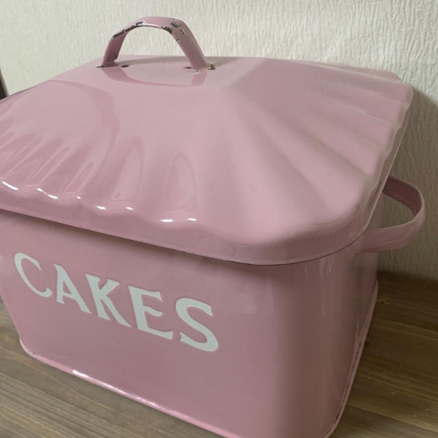 ホーローCAKE缶 ピンク | bombaytools.com
