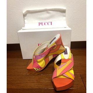 エミリオプッチ(EMILIO PUCCI)のエミリオプッチ　サンダル　37サイズ　値下げ(サンダル)