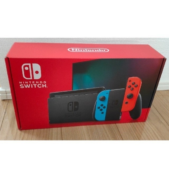 【新品未開封 送料込】任天堂 Switch  新モデル ネオンブルーレッド保証有