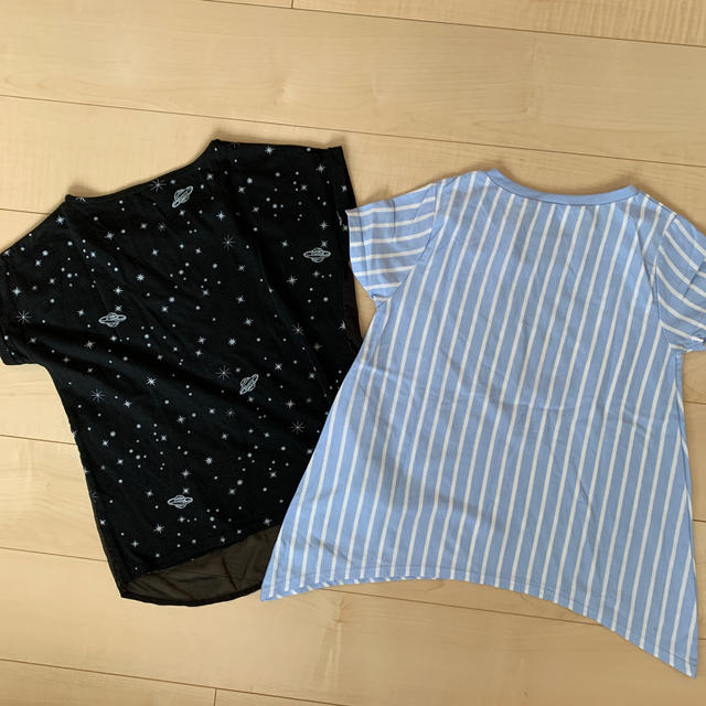 しまむら(シマムラ)の子供服　半袖　女児　セット売り キッズ/ベビー/マタニティのキッズ服女の子用(90cm~)(Tシャツ/カットソー)の商品写真