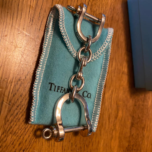 VINTAGE ティファニー キーリング キーホルダー TIFFANY シルバー