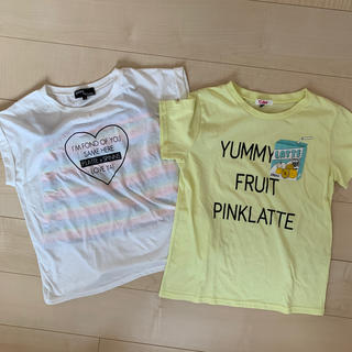 ピンクラテ(PINK-latte)のキッズTシャツ　ピンクラテ　セット売り　女児　165(Tシャツ/カットソー)
