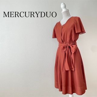 マーキュリーデュオ(MERCURYDUO)のマーキュリーデュオ♡ウエストリボンワンピース(ひざ丈ワンピース)