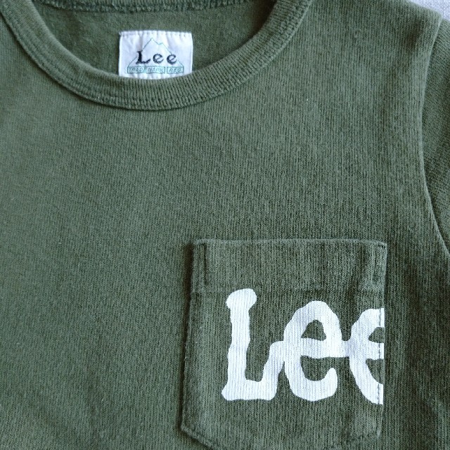 Lee(リー)の美品 Lee ポケット Tシャツ ロゴ 100cm キッズ/ベビー/マタニティのキッズ服男の子用(90cm~)(Tシャツ/カットソー)の商品写真