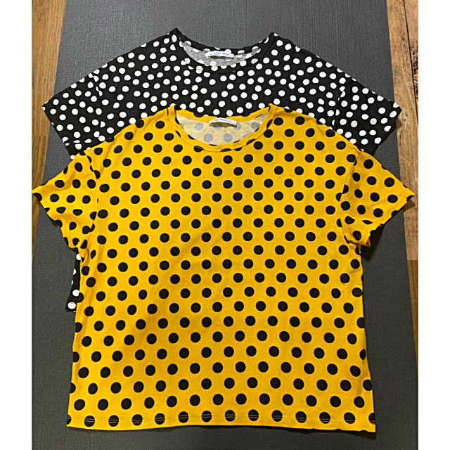 ZARA(ザラ)のZARA Ｔシャツ２枚組（試着のみ） レディースのトップス(Tシャツ(半袖/袖なし))の商品写真