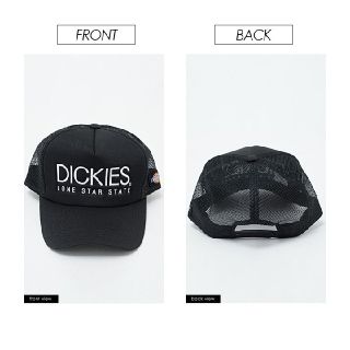 ディッキーズ(Dickies)のDICKIES キャップ 　ブラック(キャップ)