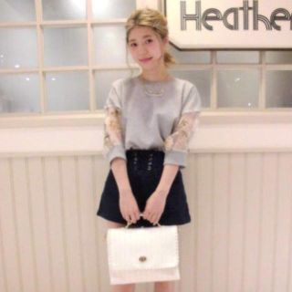 ヘザー(heather)の腕シースルートップス(カットソー(長袖/七分))