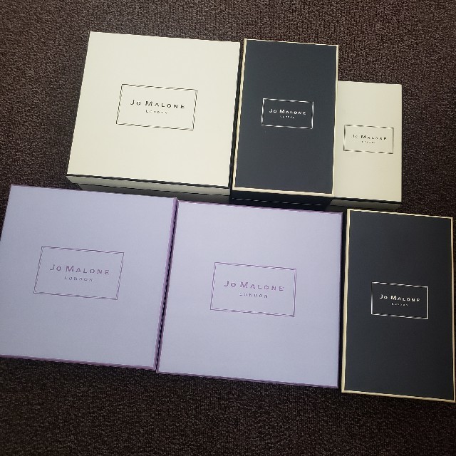 Jo Malone(ジョーマローン)のJo Malone　空き箱　ジョーマローン　6こセット　ラッピング インテリア/住まい/日用品の収納家具(ケース/ボックス)の商品写真