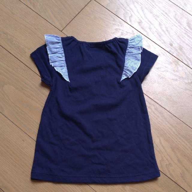 女の子　肩フリル　Tシャツ キッズ/ベビー/マタニティのキッズ服女の子用(90cm~)(Tシャツ/カットソー)の商品写真