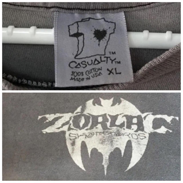 ZORLAC(ゾーラック)の激レア ZORLAC ゾーラック Tシャツ XL 黒 パウエル サンタクルーズ メンズのトップス(Tシャツ/カットソー(半袖/袖なし))の商品写真