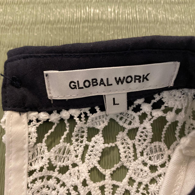 GLOBAL WORK(グローバルワーク)のレースカットソー　グローバルワーク レディースのトップス(カットソー(半袖/袖なし))の商品写真