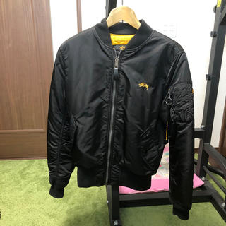 STUSSY - ステューシー アルファ MA-1ジャケットの通販 by おか's