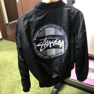 同時購入品 STUSSY ALPHA ステューシー アルファ コラボ MA-1 フライト