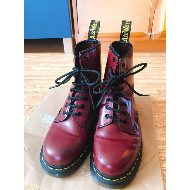 Dr.Martens(ドクターマーチン)のドクターマーチン　8ホール　チェリーレッド レディースの靴/シューズ(ブーツ)の商品写真