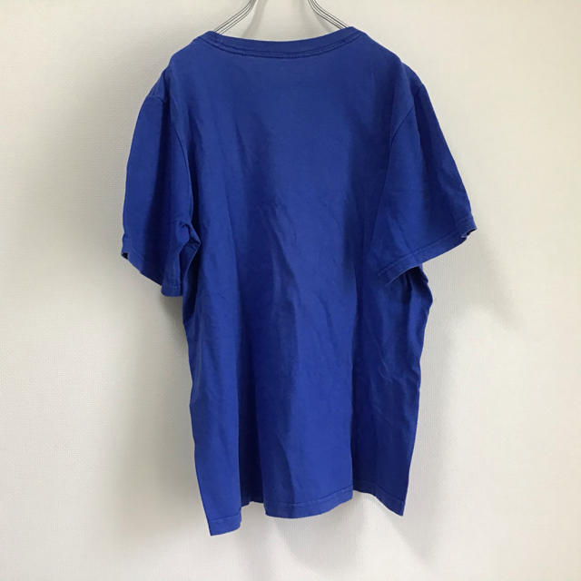 NIKE(ナイキ)のNIKE ナイキ　Tシャツ XL ブルー　JUST DO IT. ビックロゴ レディースのトップス(Tシャツ(半袖/袖なし))の商品写真