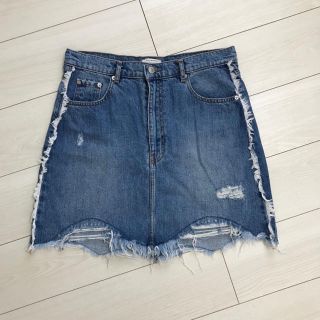 ザラ(ZARA)のZARA デニムミニスカート デニムスカート(ミニスカート)