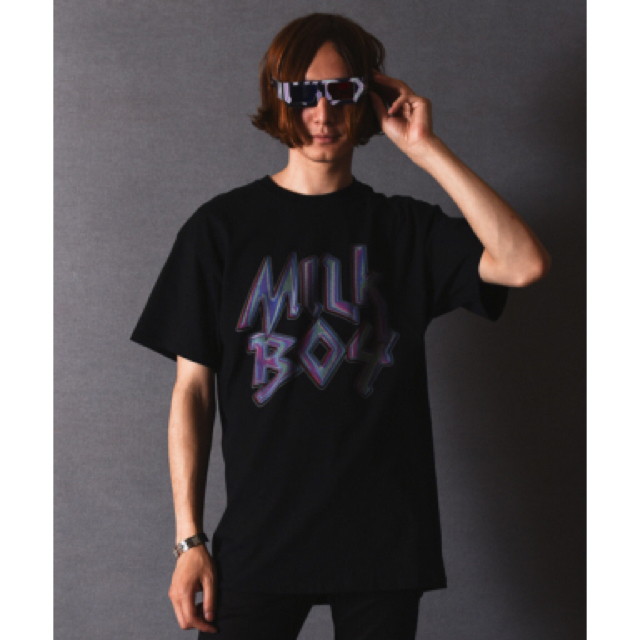 MILKBOY(ミルクボーイ)のMILKBOY ロゴTシャツ レディースのトップス(Tシャツ(半袖/袖なし))の商品写真