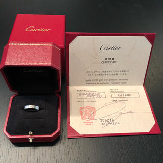 カルティエ(Cartier)のカルティエ　ミニラブリング　ホワイトゴールド☆50サイズ　10号　(リング(指輪))