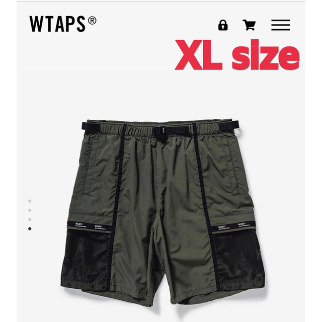 OLIVEDRABサイズWTAPS 19SS TRACKS SHORTS サイズXL - ショートパンツ